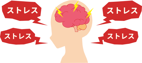 ストレスの蓄積