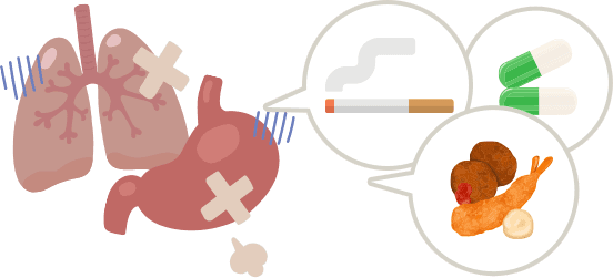 内臓からくるもの